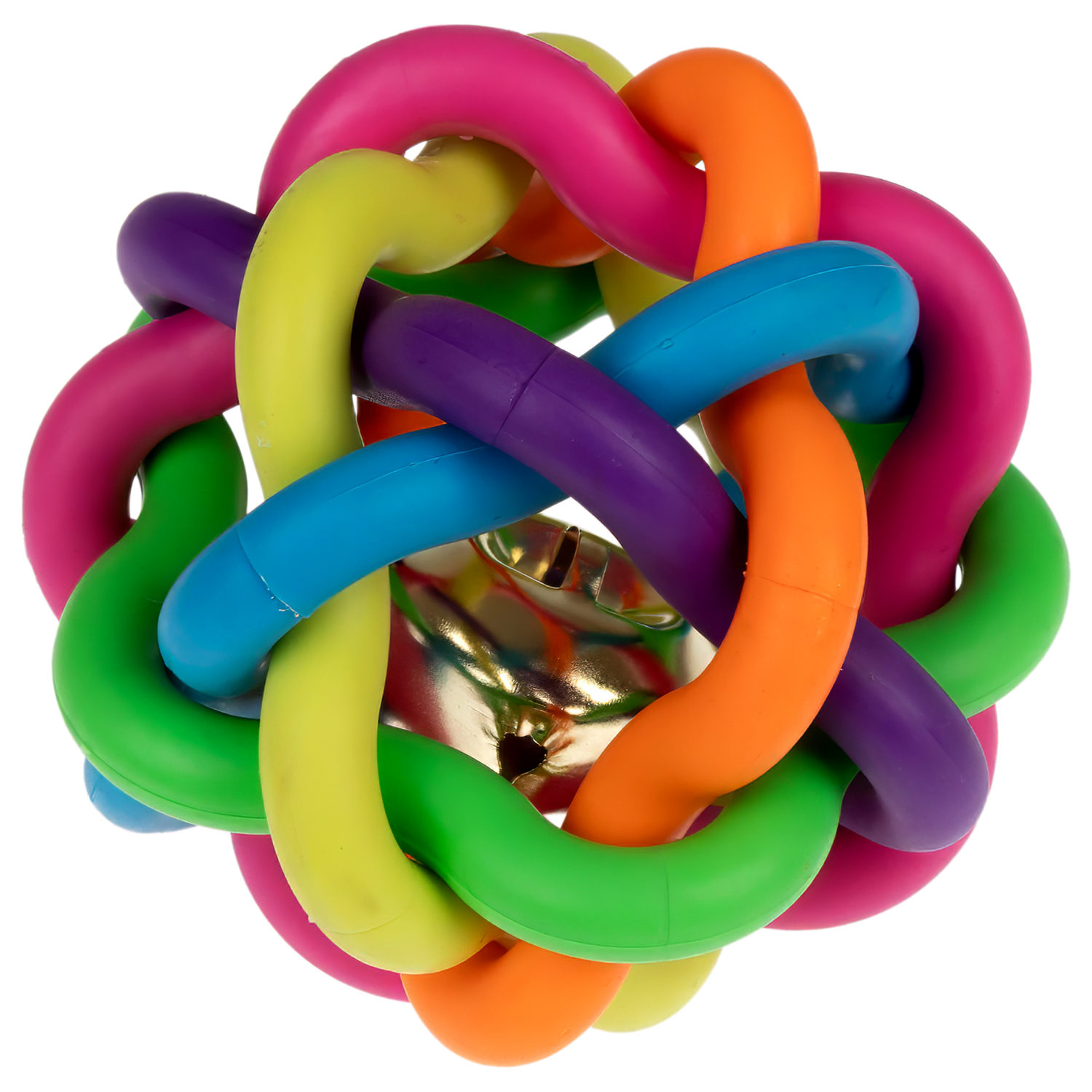 1toy мячик-попрыгун плетенка-спагетти 8,5 см