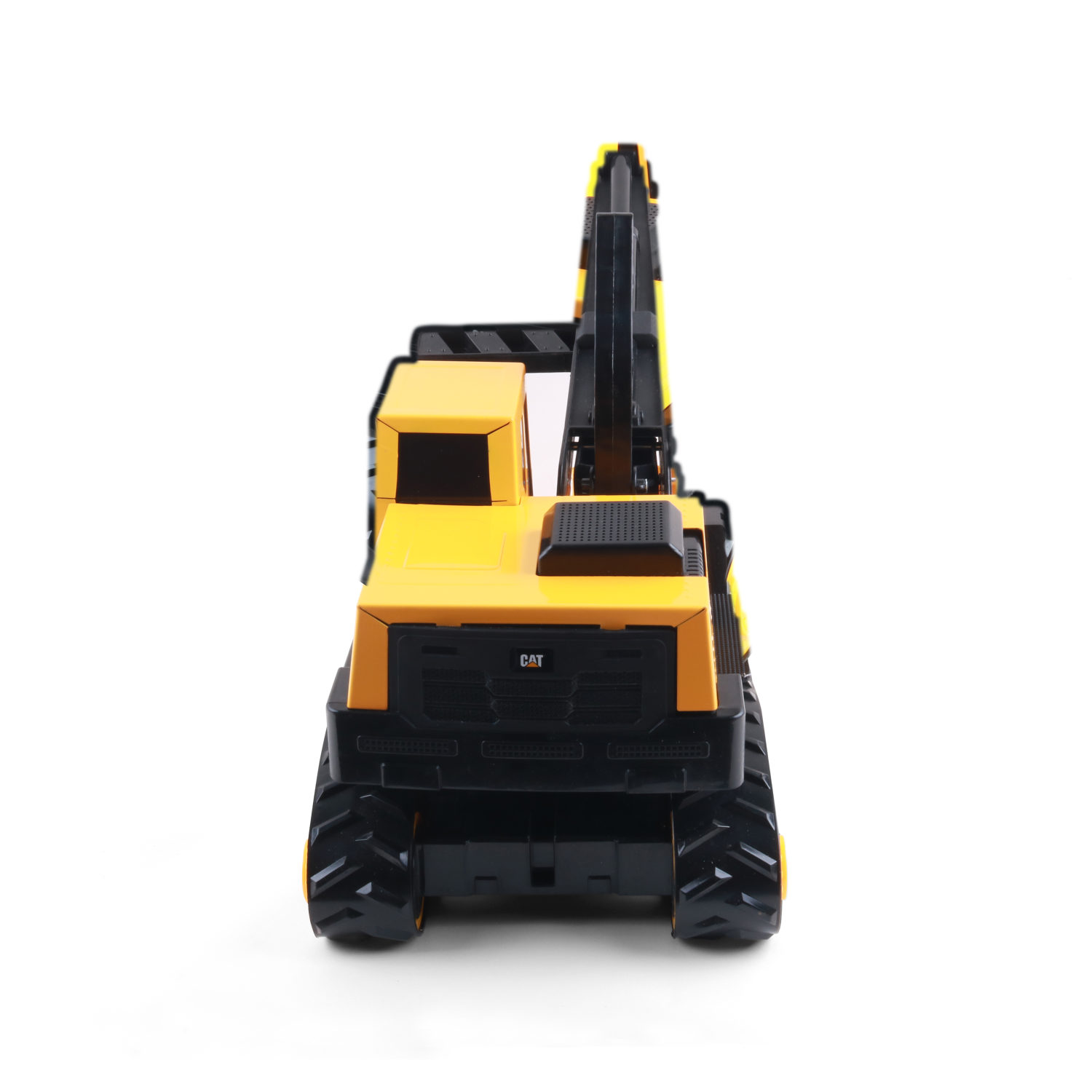 Экскаватор игрушка CAT большой для песочницы, трактор с ковшом, погрузчик