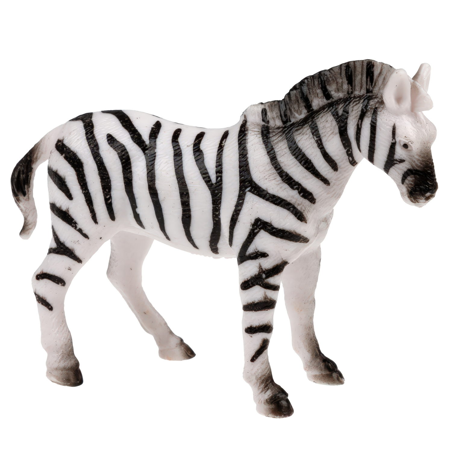 Игровой набор 1TOY "В мире животных", фигурки диких животных Африки: фламинго, страус, обезьяна, гиена, орикс, 10 шт.