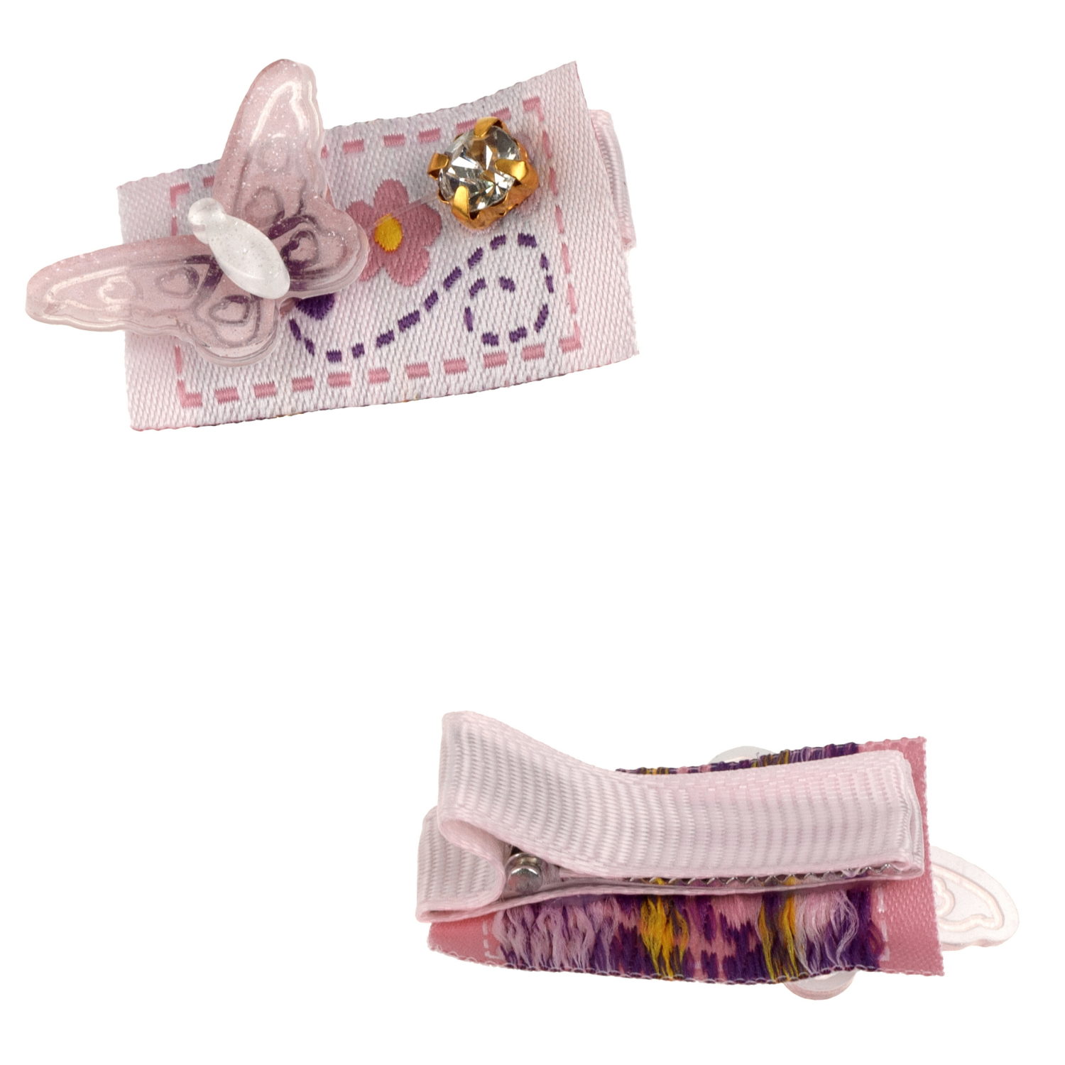 Lukky Fashion набор аксессуаров для волос сиреневый, в наборе 10 заколок, подарочная упаковка 14х14х4см