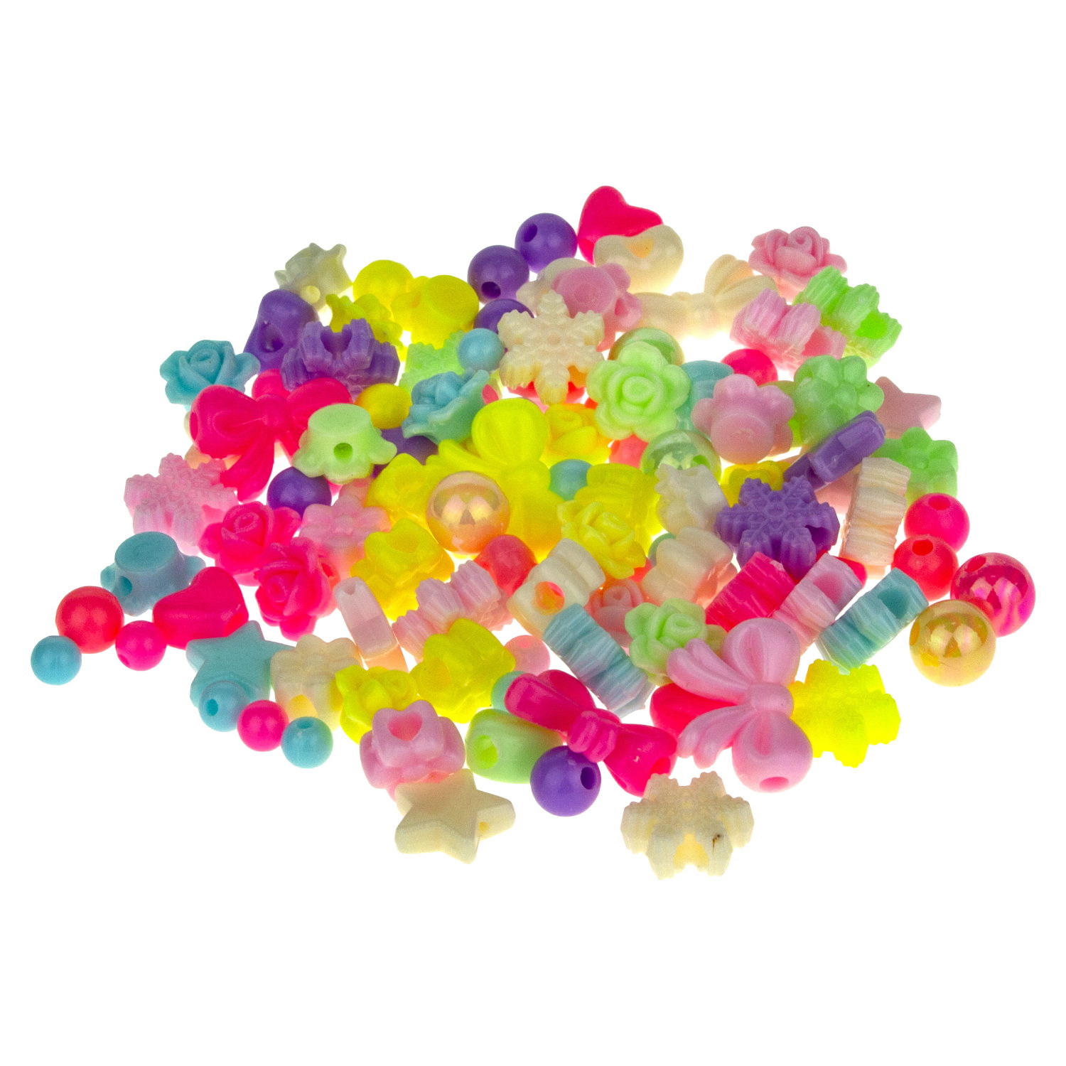 1TOY набор бусин "Bijou DIY" Единорог, 140 бусин