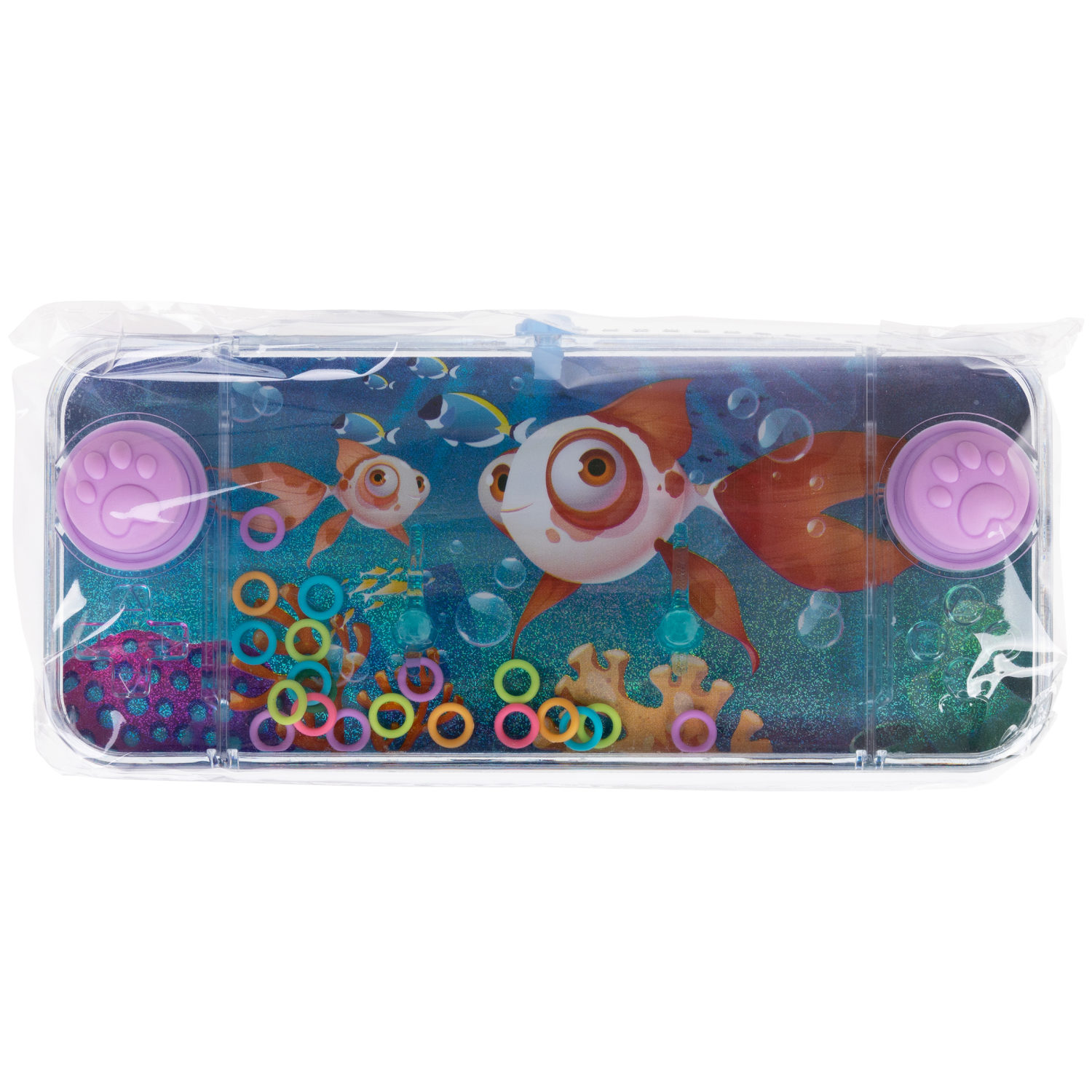 1TOY Игра с водой насади колечки морские обитатели, 3 вида в ассортименте, 15,5*7*2см