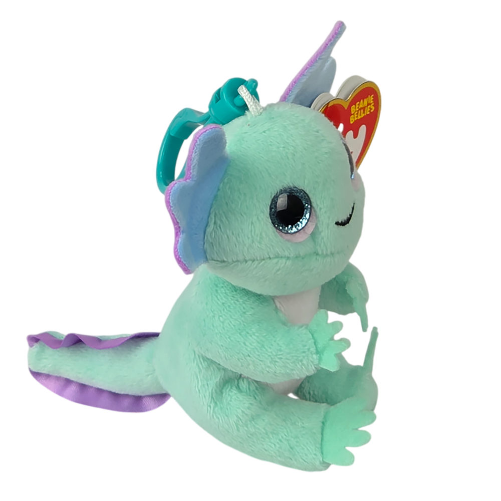 Мягкая игрушка на клипсе TY Пастельный Аксолотль Алекс, 15 см