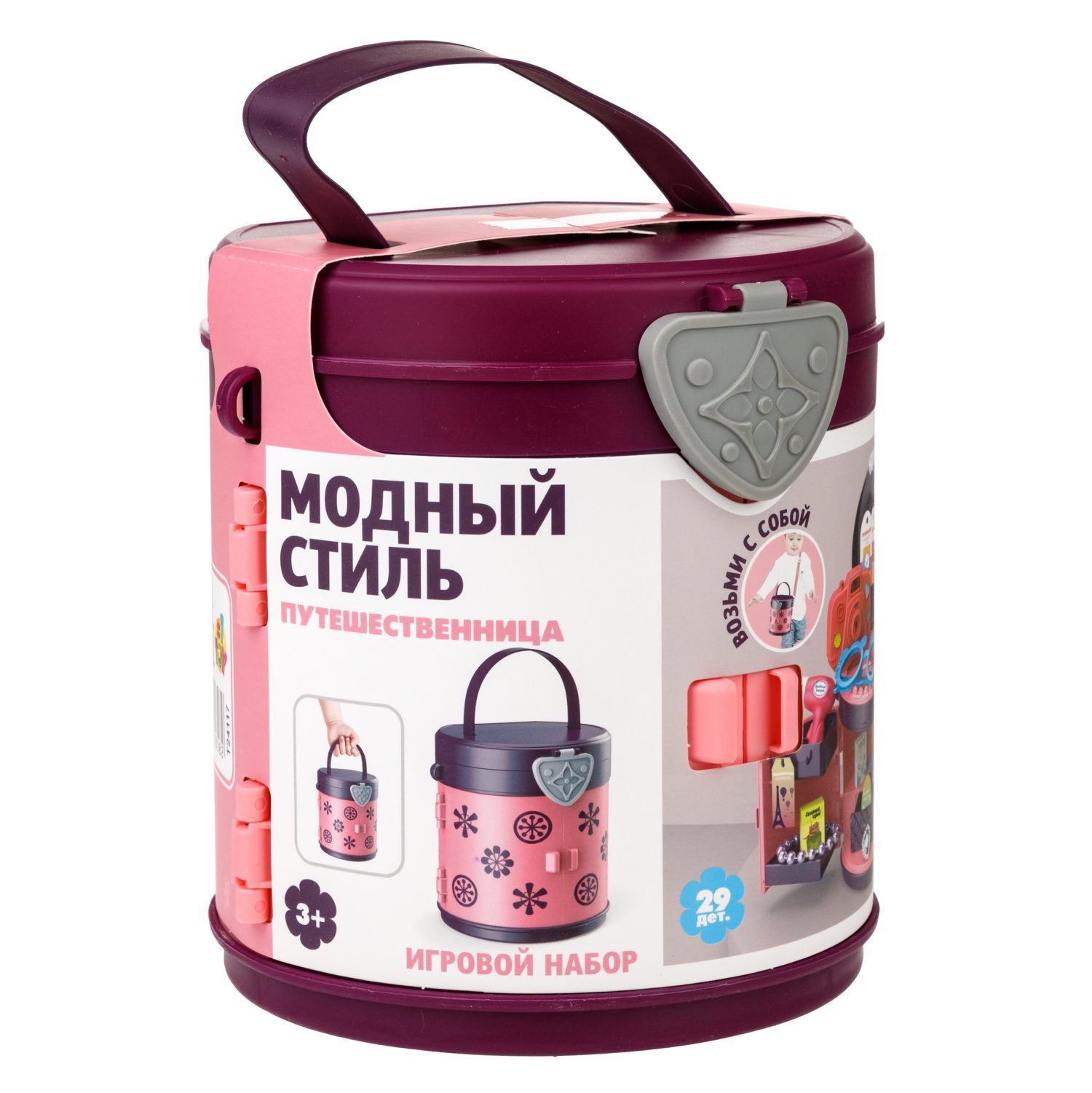 1TOY Модный стиль "Путешественница" игровой набор в сумке, 29 предметов