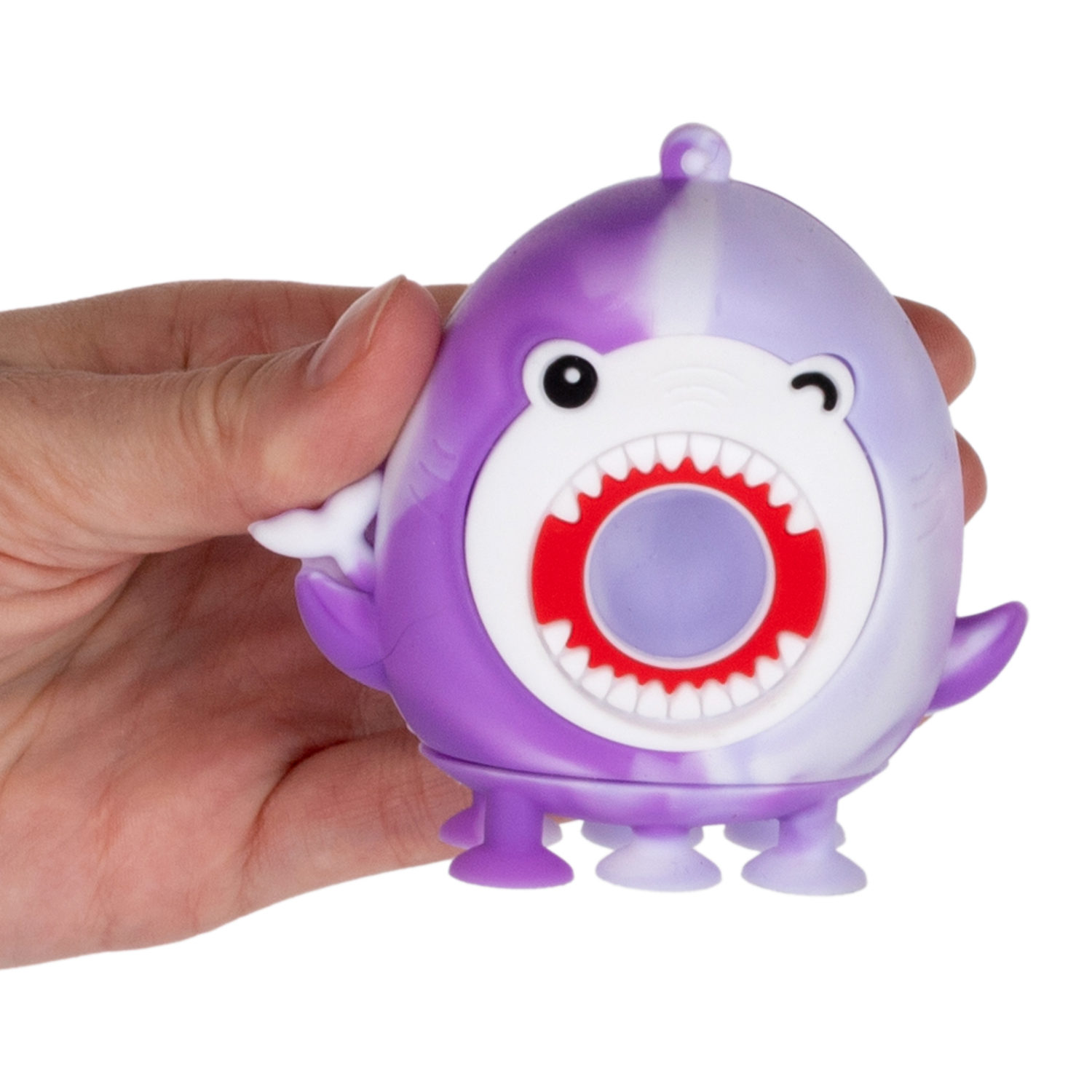 1TOY Жмяка Hit Pop It "Акулы" на присосках 8,5х4х7 см, 4 вида в ассортименте