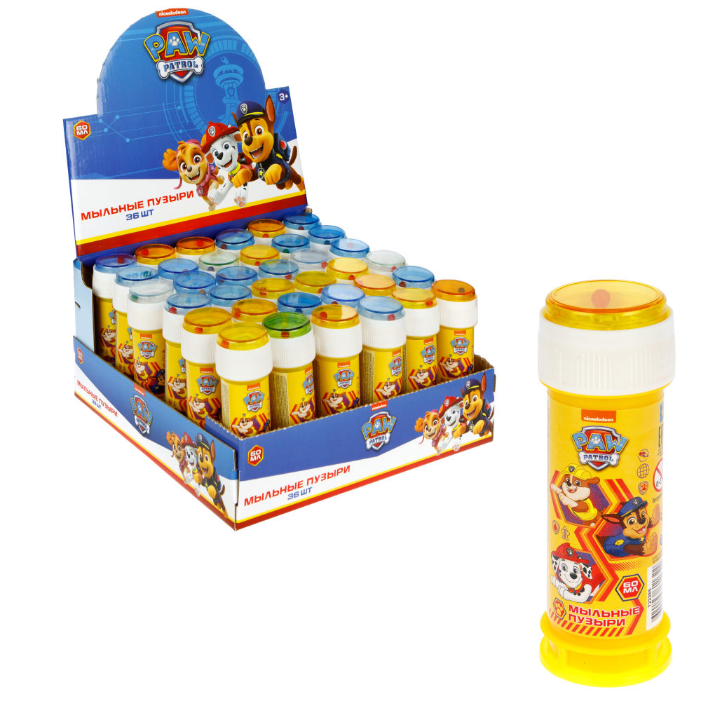 Мыльные пузыри 1TOY Сказочный патруль, 60 мл