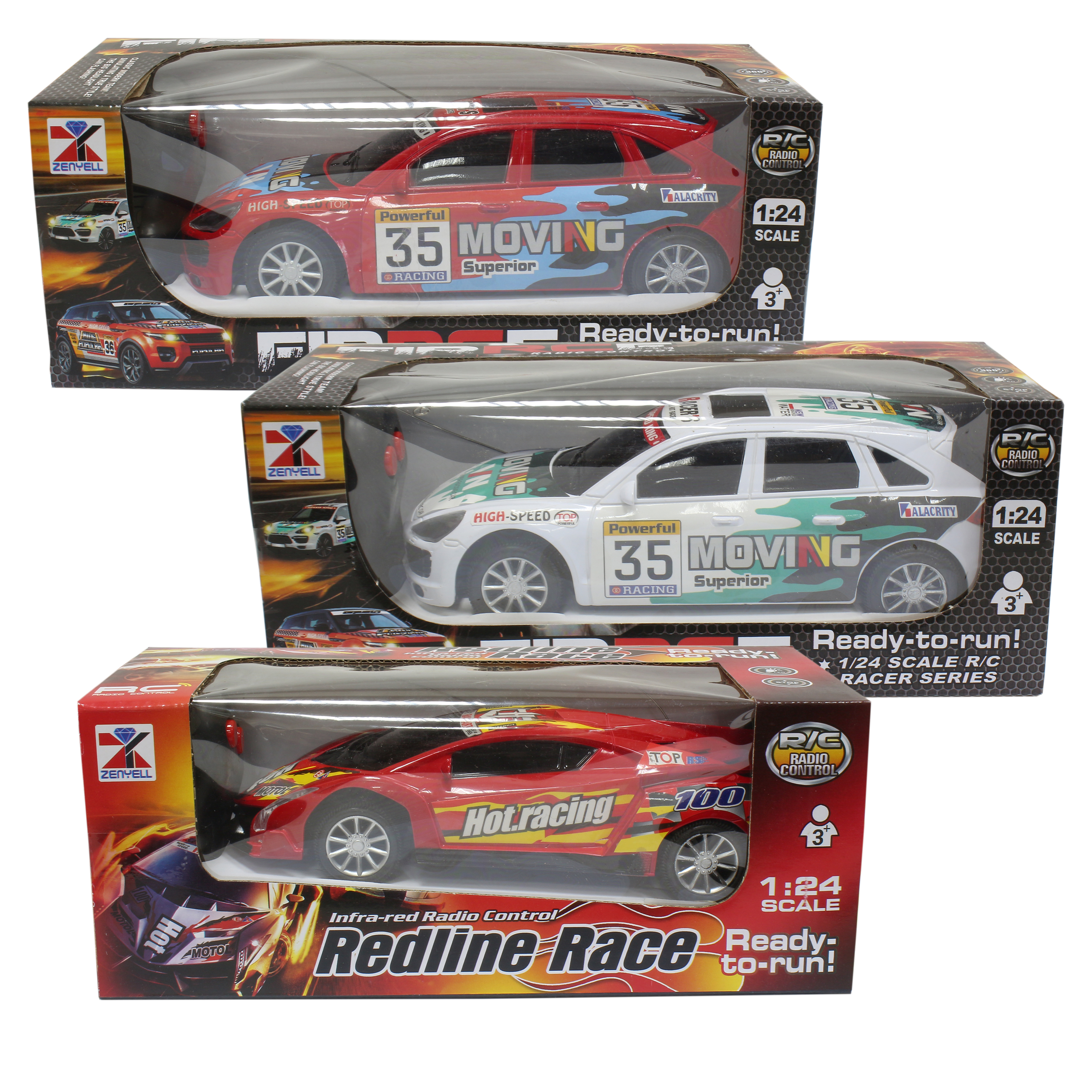 Машинка на пульте управления 1TOY со светом