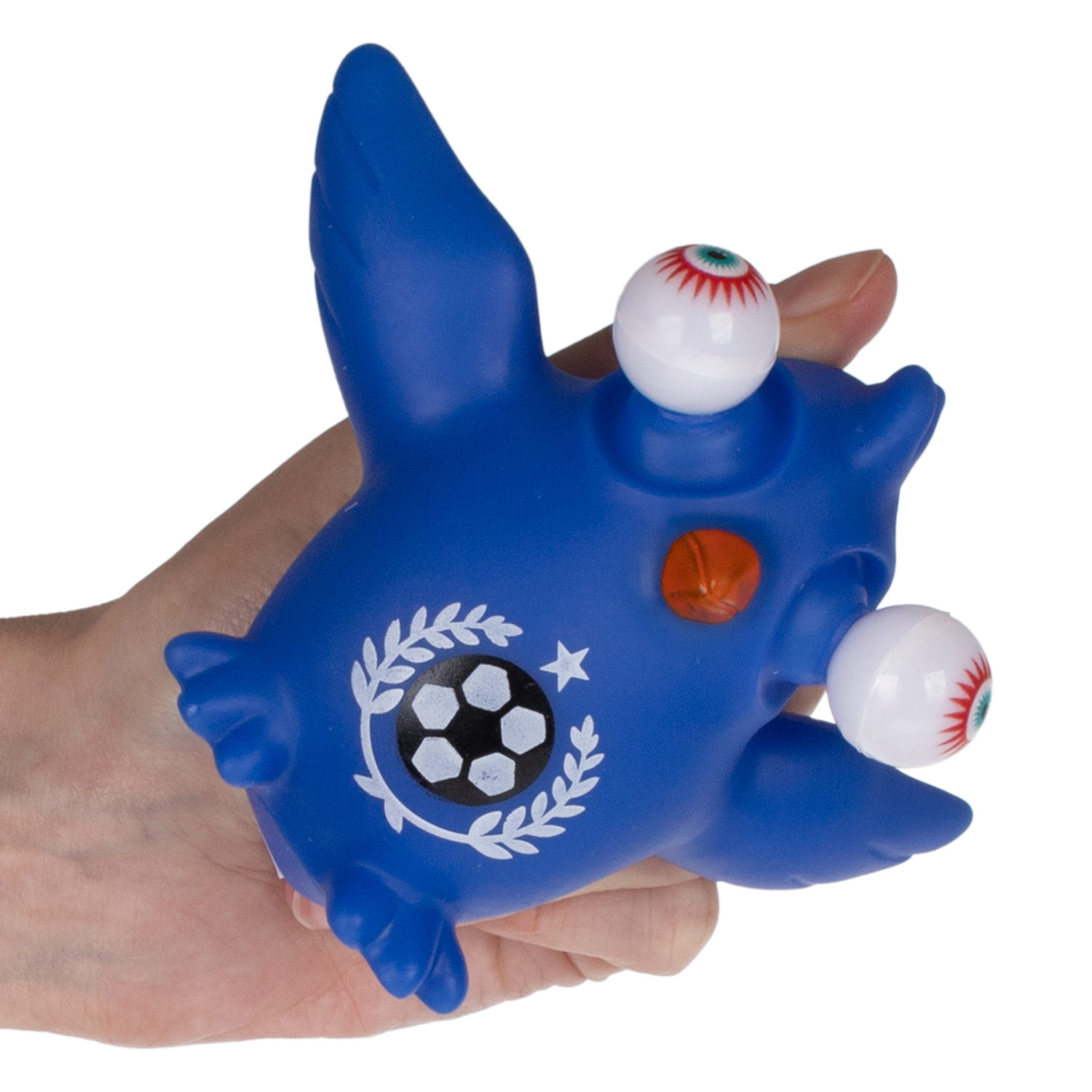 1TOY Пучеглаз-антистресс "Птицы" 7х6x5 см, синий