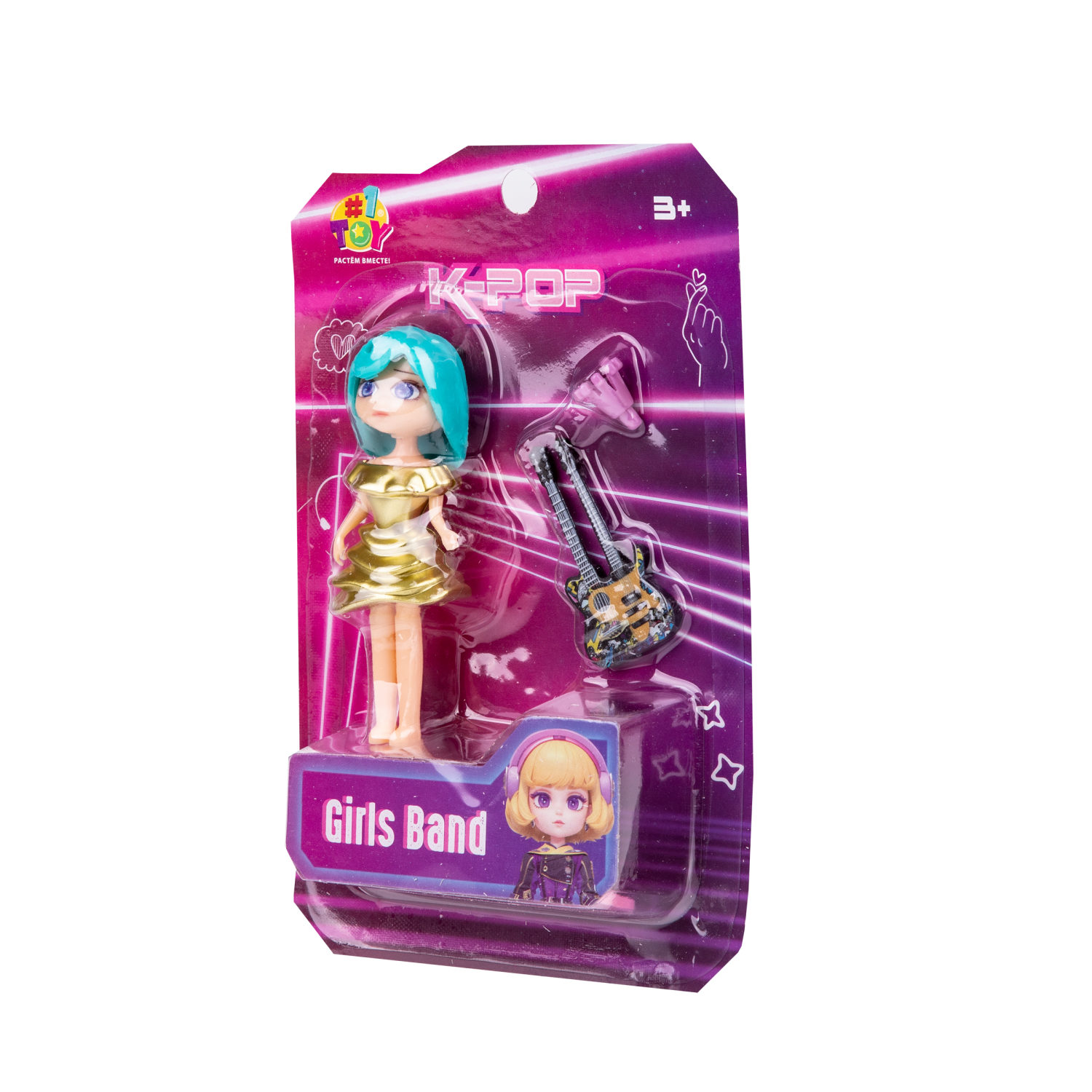 1TOY K-POP Girls band Кукла с муз.инструментом и аксессуарами, в асс.12 видов
