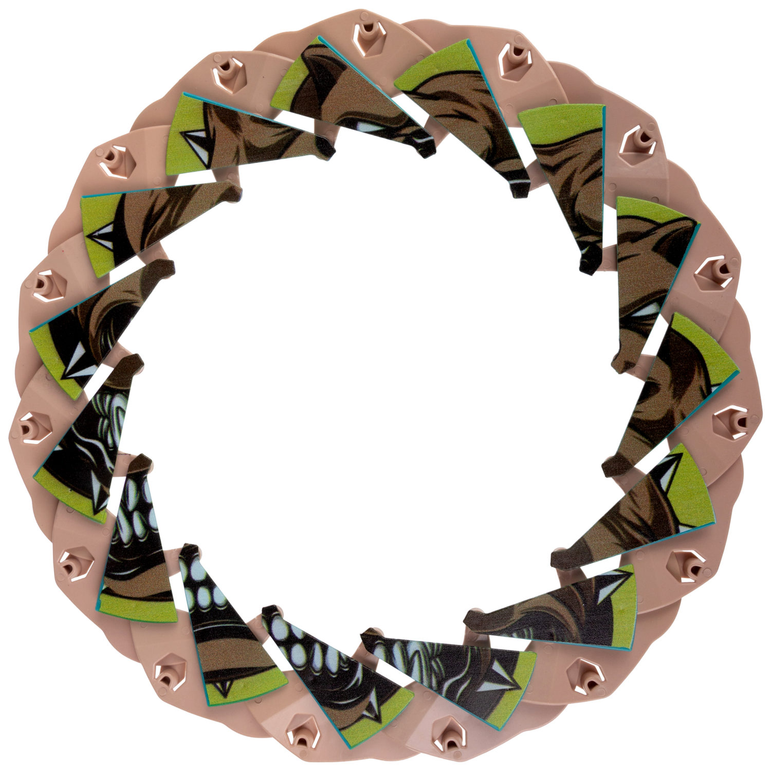 Фрисби складной 1TOY 12/25 см, двуцветный, в ассортименте