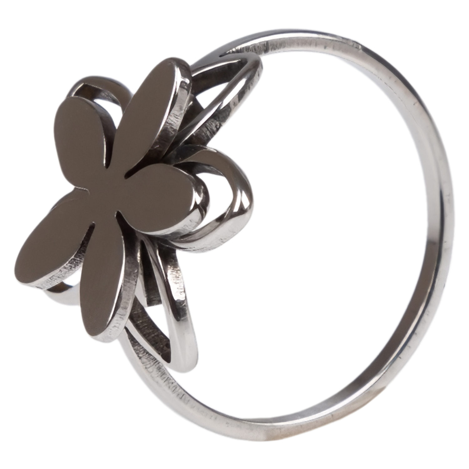 Набор колец серебряного цвета Lukky Fashion с бабочками, 3 шт.