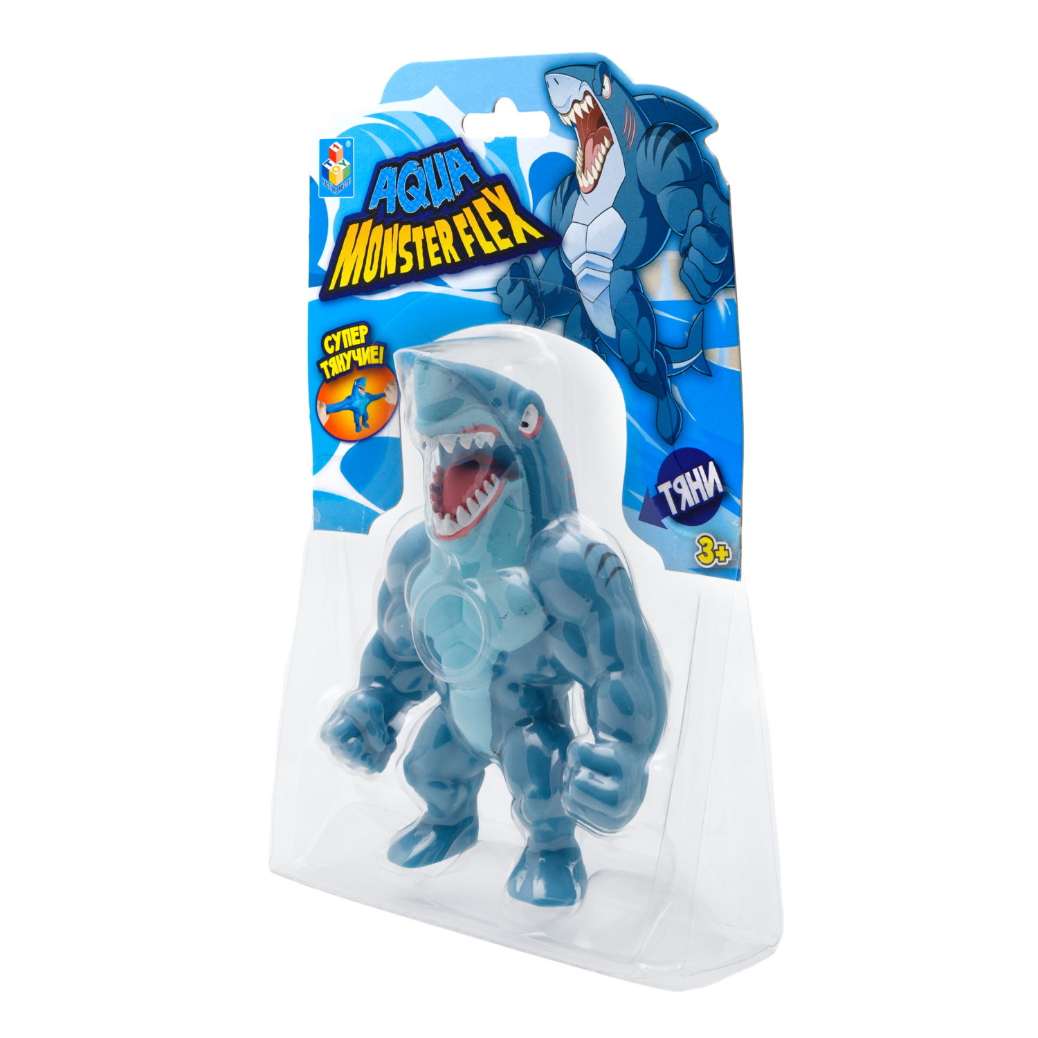 1Toy Игрушка для мальчика, тянучка монстр MONSTER FLEX AQUA, антистресс, 14 видов в ассортименте