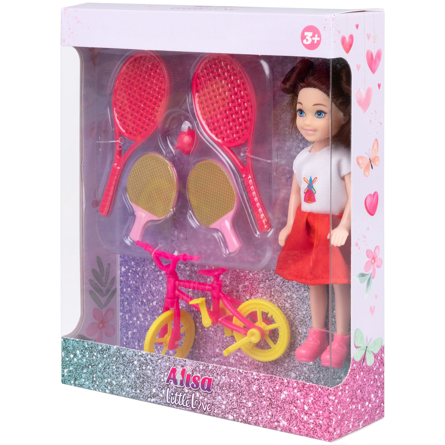 Кукла 1TOY ALISA LITTLE LOVE, 14,4 см, игровой набор