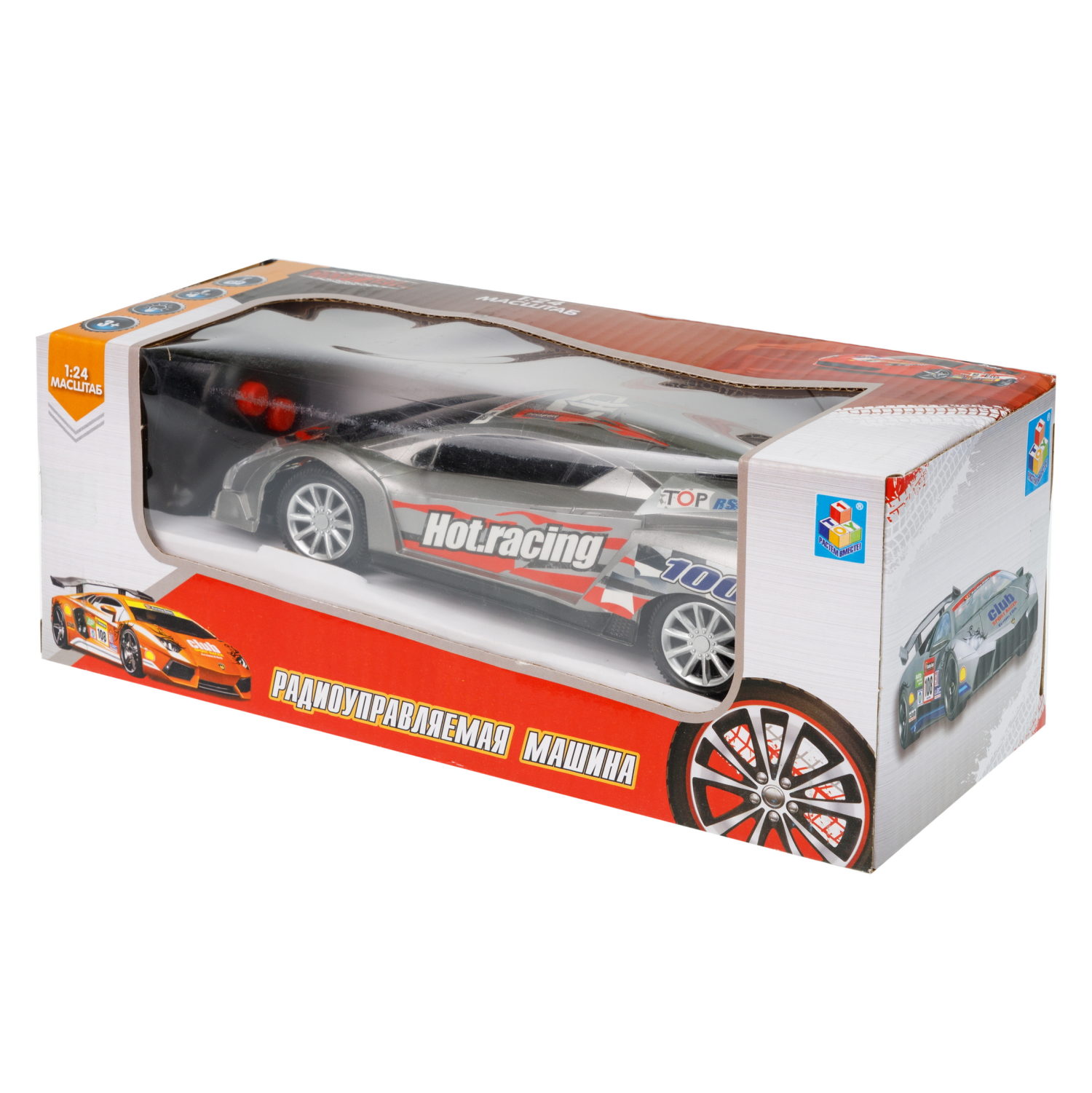 Машинка на пульте управления 1TOY со светом