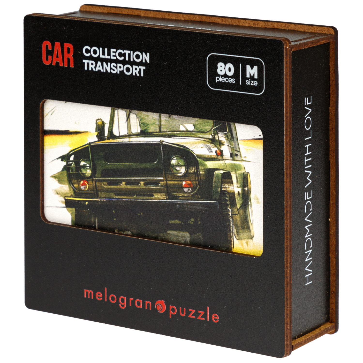 Деревянные пазлы Collection Transport Внедорожник, 80 деталей