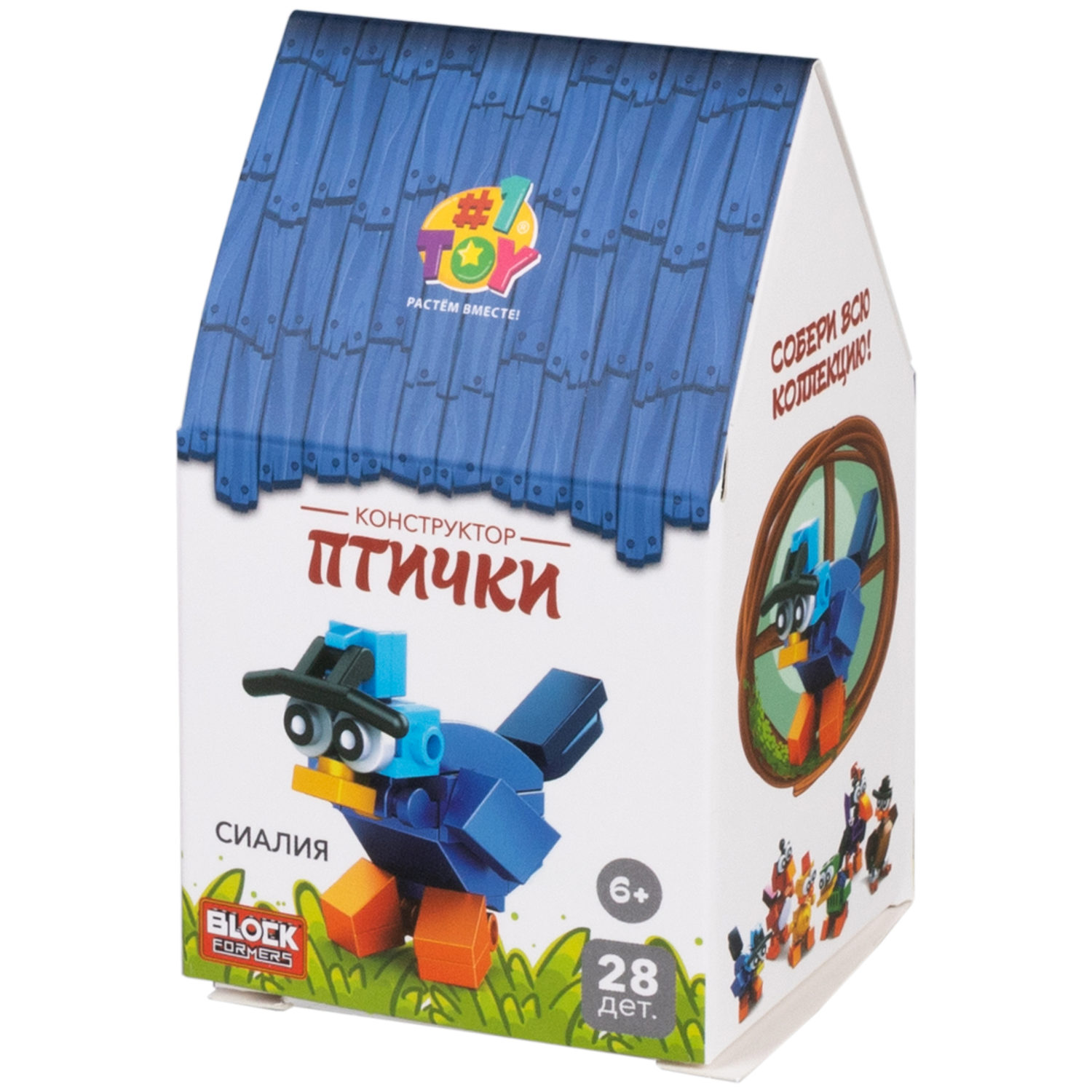 1Toy Blockformers "Птички", в ассортименте 6 видов