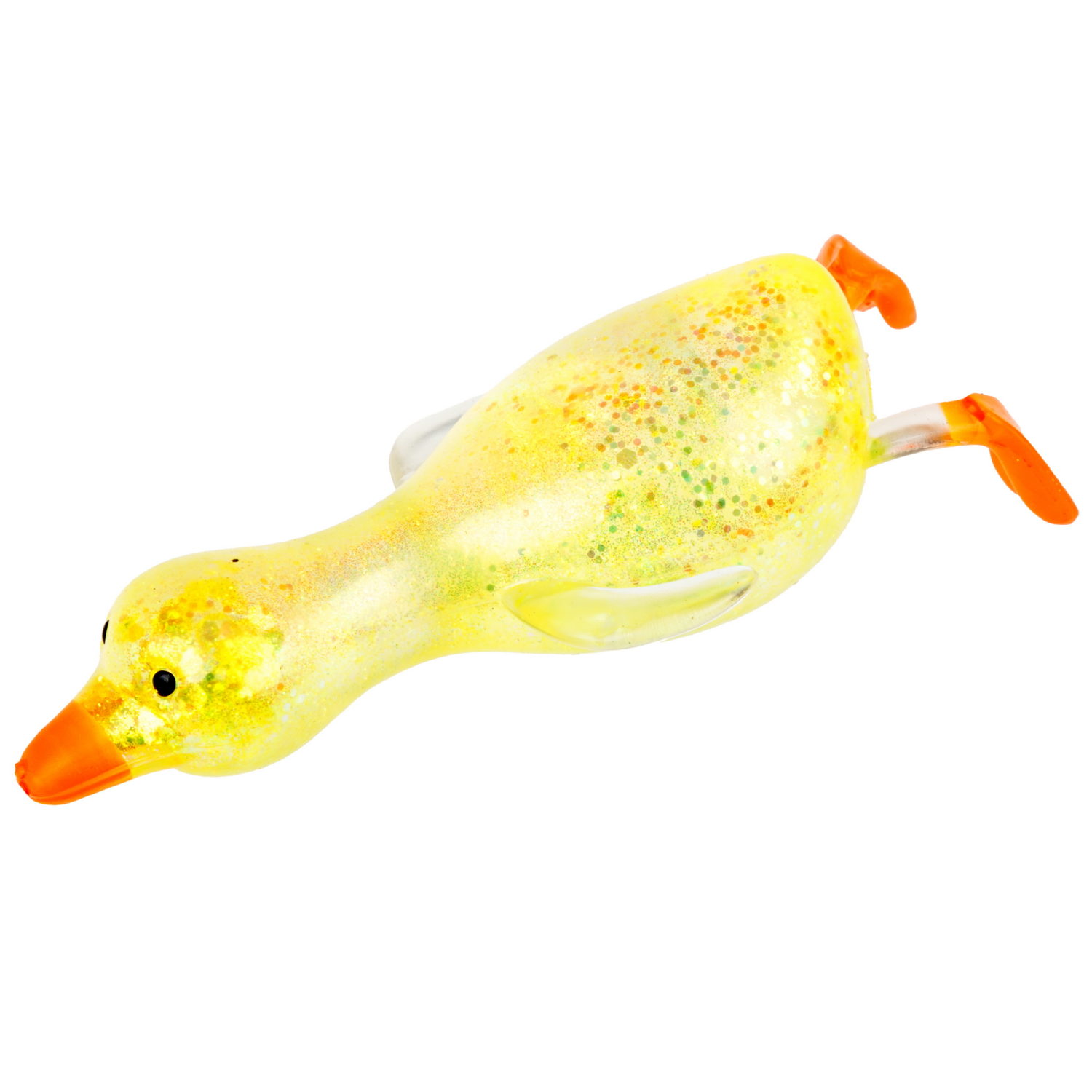 Антистресс-игрушка 1TOY Крутой замес Супергель гусь прозрачный, 9х8х5 см