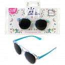 Lukky Fashion Солнцезащитные очки д.детей "Цветочки", оправа с перемычкой, карта,пакет
