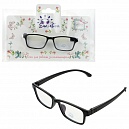 Очки для компьютера детские Lukky Fashion, прозрачные, имиджевые, черная оправа