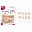 Lukky Нэйл-Арт наб. #8 Pink Silver 10 наклад.ногтей на клеевой основе,14-25 лет,кор.
