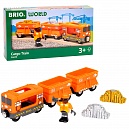 BRIO груз.поезд "Золотоискатель",6 эл.,фиг.,кор.27х10х5см