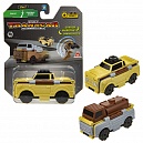 Машинка игрушка для мальчика 2в1 Transcar Double 1toy: пикап – полевая кухня