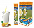 Трубочки для молока HOT WHEELS 5шт. (кокос, тропик, банан), в блоке 24шт