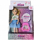 Кукла Alisa Little Love 15,2 см блондинка с хвостиком, с портфелем