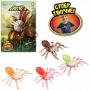1TOY LEGS FLEX паук с тянущимися конечностями, 4 цв.в асс., блистер в пакете