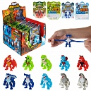 1toy MONSTER FLEX MINI DINO и SHARK, 7см, 10 видов в ассортименте, блистер 14х10,5см, 10 шт в д/б