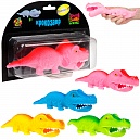 1toy Крутой замес крокозавр 20*6,5см, 4 цв.в асс, на блистере