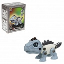 Интерактивная игрушка динозавр 1toy RoboLife Стегозавр, детская, музыкальная, конструктор, робот, со световыми эффектами, для девочек и мальчиков