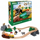 BRIO Игровой набор Сафари, 26 элементов 69,8х54,6х9 см., кор. 34,5х34,5х12 см.
