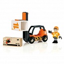 BRIO Погрузчик с подъемником и фиг.,11х3х10см,блист.
