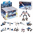 1Toy Blockformers "Покорение космоса" 2 в 1 (д/б 20 шт., в асс. 5 видов, из 5 шт. собирается большой робот, коробка)