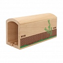 BRIO дерев.туннель с рельсами,23х10х9см,кор.