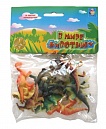 1toy "В мире животных"наб.игр.динозавров 12 шт х 5 см. в упаковке ПВХ с хедером