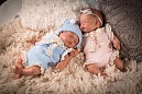 Arias ReBorns "Gemelos" новорождённые пупсы-близнецы 30см.(в одёжке)