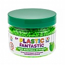 Plastic Fantastic. Гранулированный пластик 95 г, зелёный с аксес. в баночке 5,7хD7 см