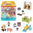 1TOY игровой набор хомячок с аксессуарами, 4 вида в асс., блистер 17*14*3см