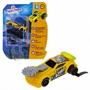 1toy Трюк-трек Машинка фрикционная (пластик + металл) с 1 аксессуаром, ассорт. Жёлтый