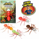 1TOY LEGS FLEX муравей с тянущимися конечностями, 4 цв.в асс., блистер в пакете