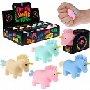 1toy Крутой замес единорог 12*6см 4 цв.в асс., в кор. 12 шт.в дб