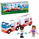 BRIO машина скорой помощи,4 эл.,свет,звук,кор.26х10х5см