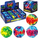 1toy Крутой замес Moon Ball абстракция, 6 см, в ассорт. 3 цвета, д/б 12 шт.