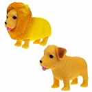 Антистресс игрушка 1TOY Прокачка для собачки, тянущаяся собачка в костюмчике, тянучка Лабрадор - львенок