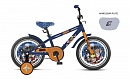 Велосипед детский четырехколесный 14" Like Nastya для девочек со стальной рамой, стальными ободами, ножным тормозом, корзиной