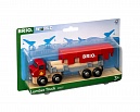 Brio игр.грузовик для перевозки брёвен с грузом,блист.