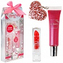 Lukky Beauty Duet Ягода-Малина набор блеск д.губ и помада с блёстками, ПВХ коробочка