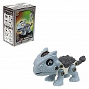 Интерактивная игрушка динозавр 1toy RoboLife Анкилозавр, детская, музыкальная, конструктор, робот, со световыми эффектами, для девочек и мальчиков